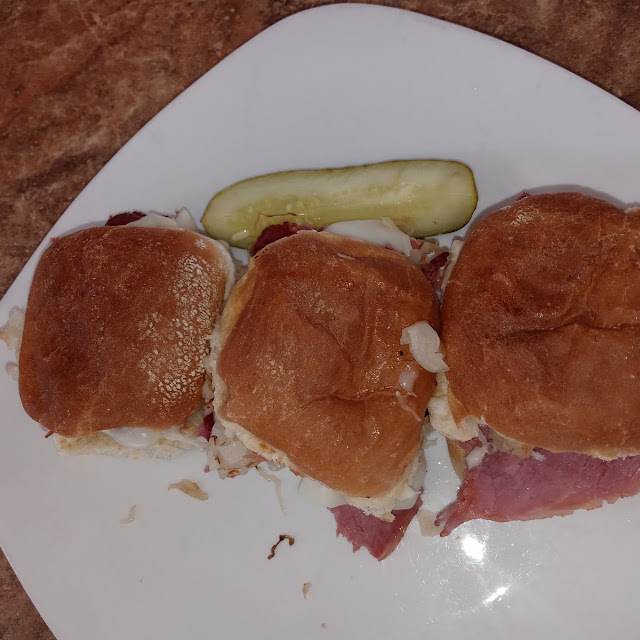 Corned Beef & Swiss Sliders