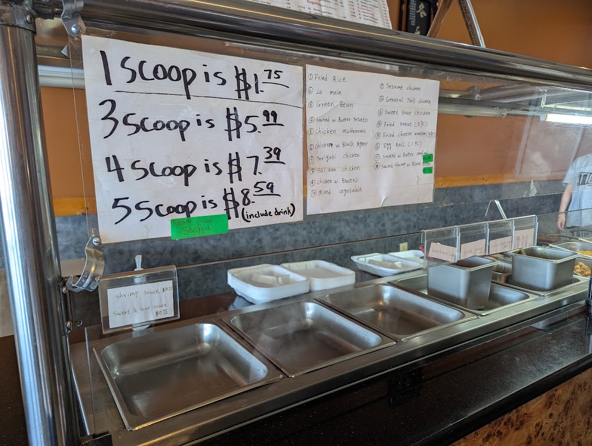 New Garden | Chinese Express menu board