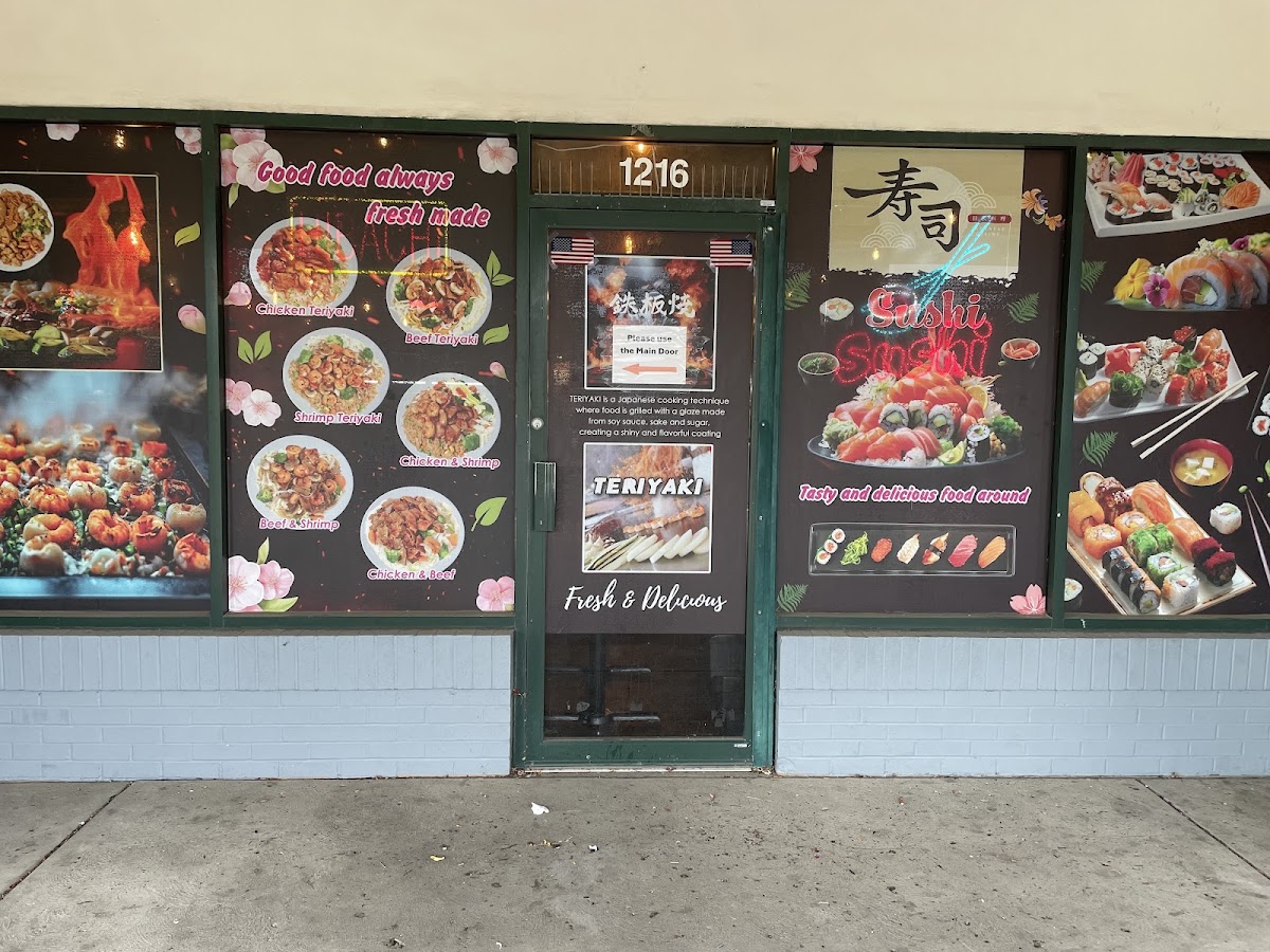 Kaji Grill menu board