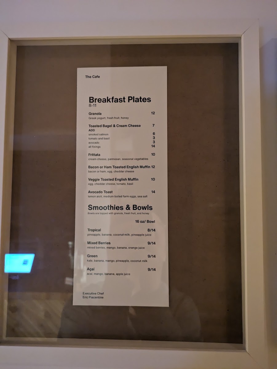 The Sea Ranch Lodge: Dining Room menu board