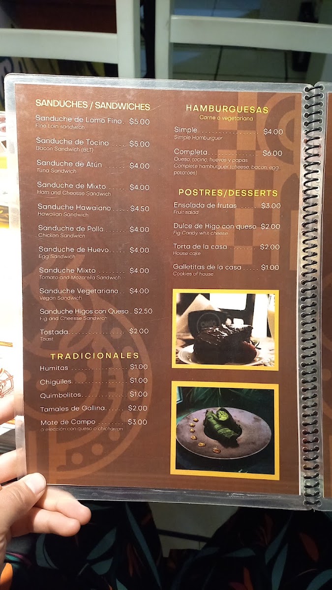 Chio Café - Restaurante menu board