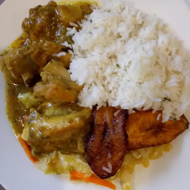 Curried Goat Plate