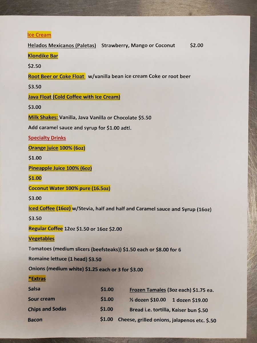 Quick Burger menu board