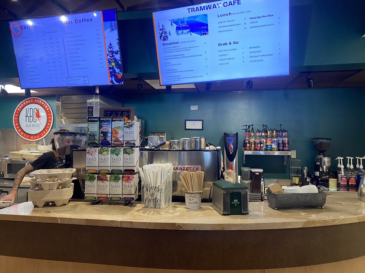 Tramway Cafe menu board