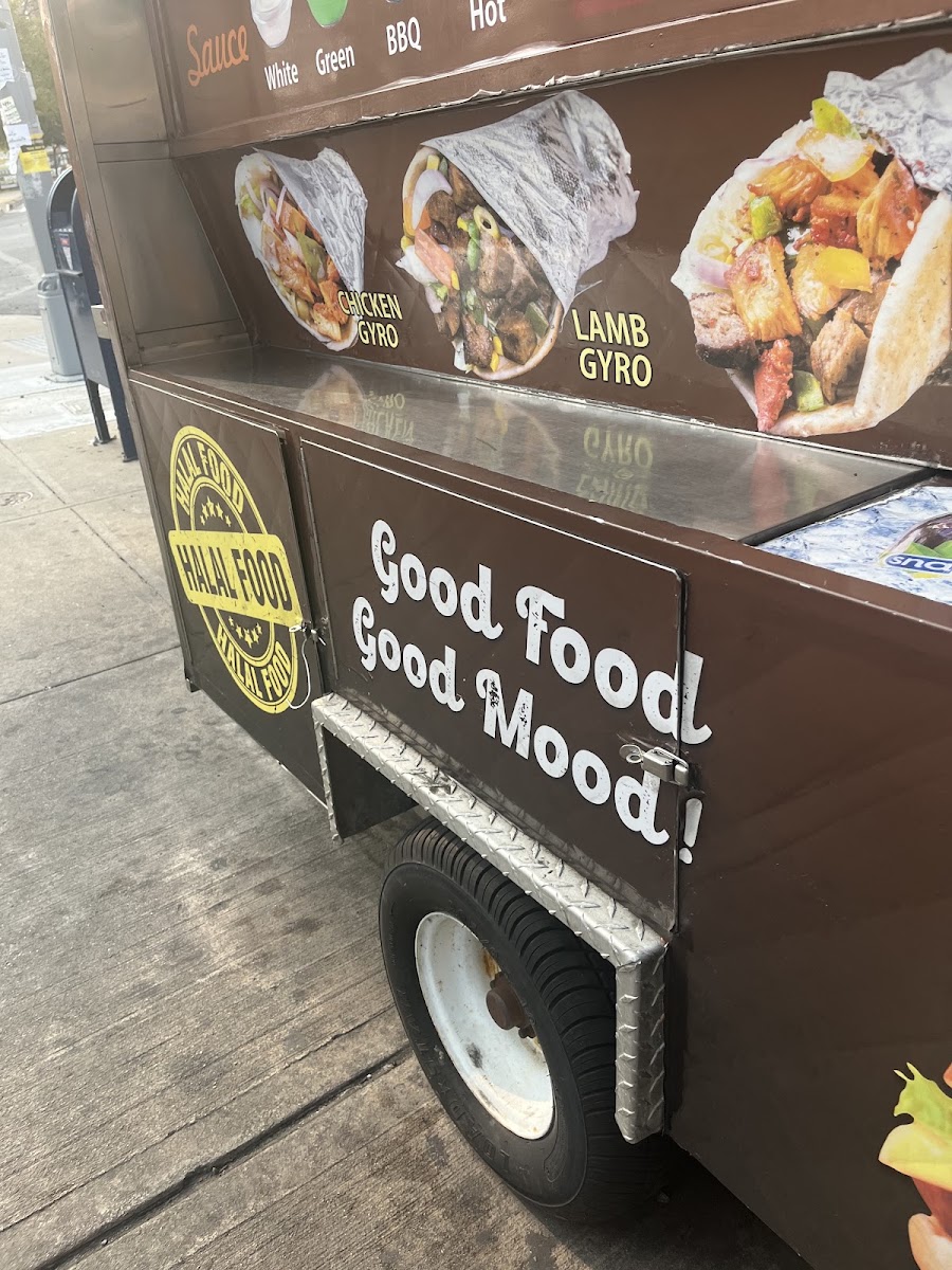 Numidia halal food menu board