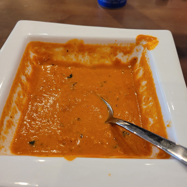 Roasted Red Pepper Tomato & Gouda Bisque