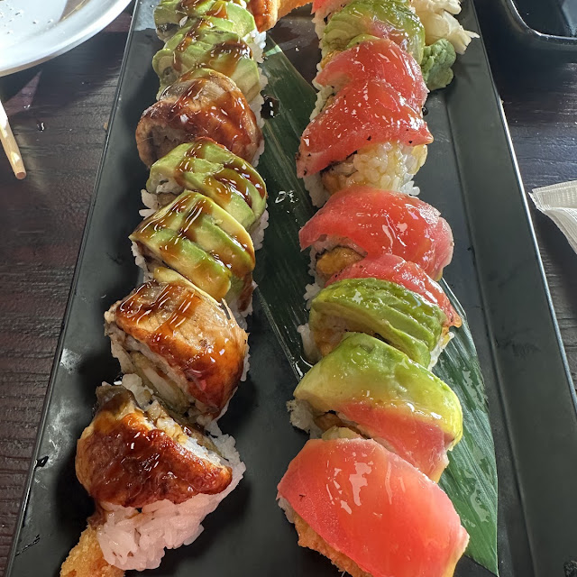 Assorted Sushi Rolls and Nigiri