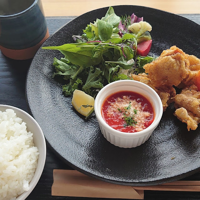 鶏のフリットランチ