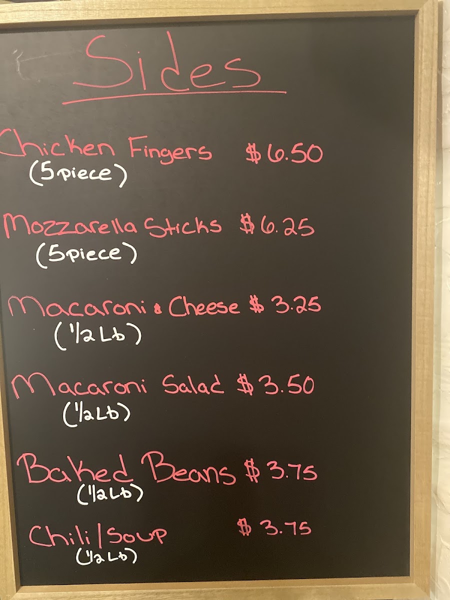 Mikes Mr. Subs menu board