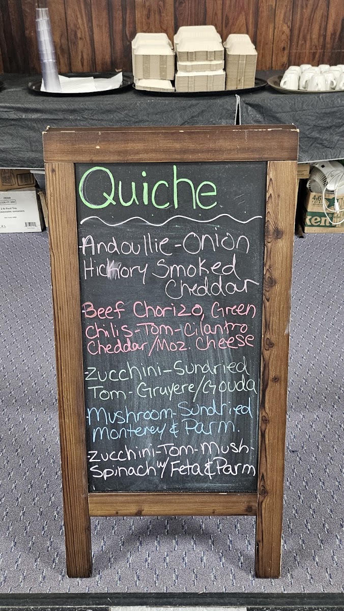 Sam's Spot menu board