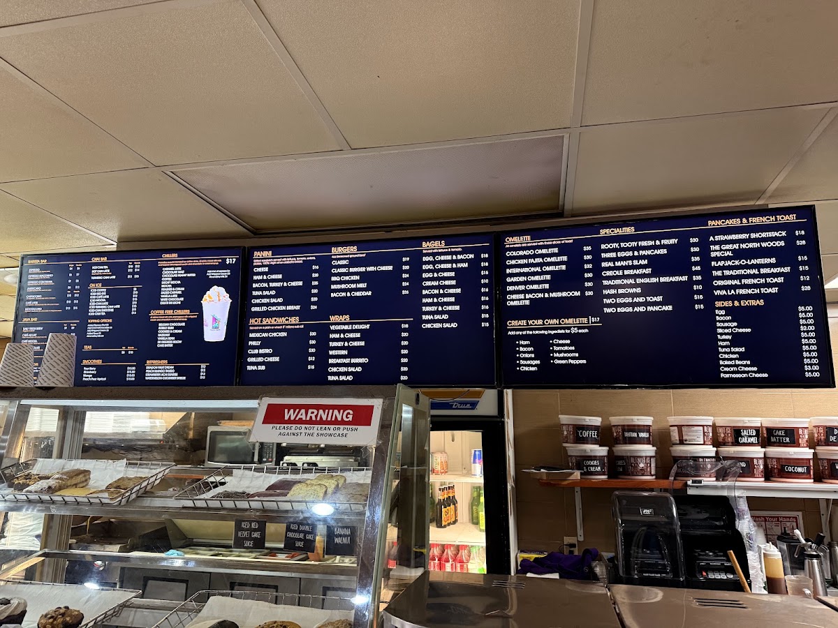 Rituals Cafe menu board