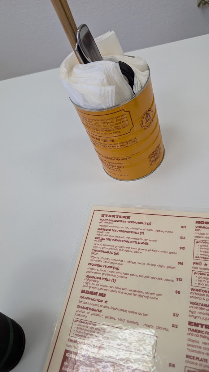 Sesame Dinette menu board