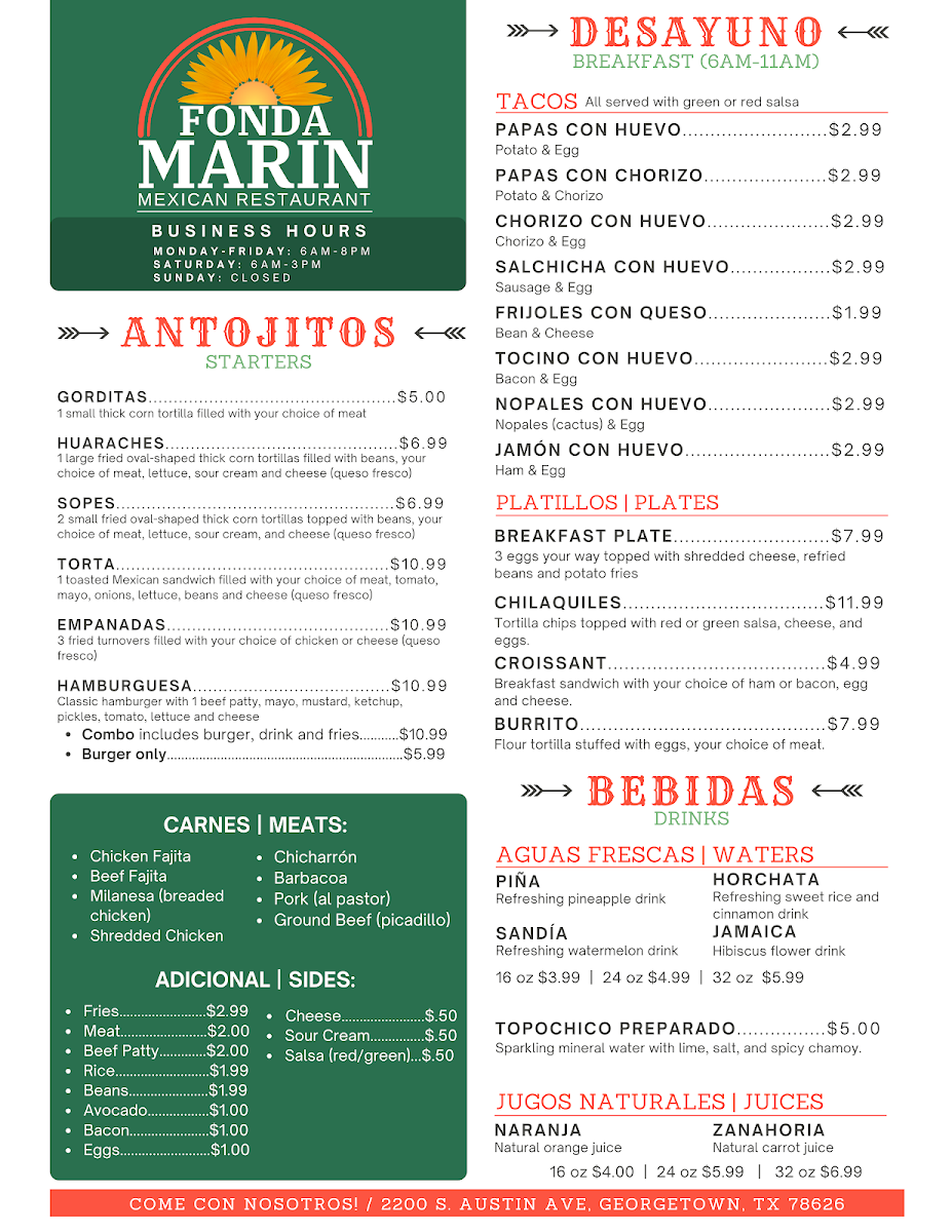 Fonda Marin Mexican Restaurant