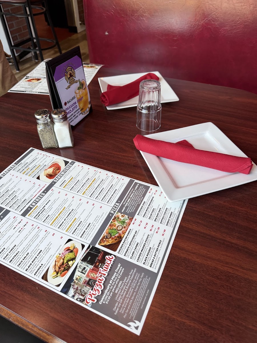 Fire Engine Pizza Co. 2 menu board