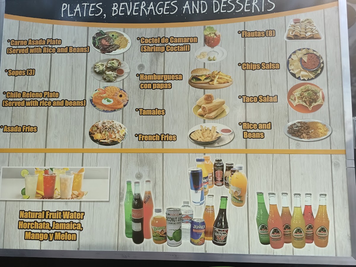 El Poblano Mobile menu board