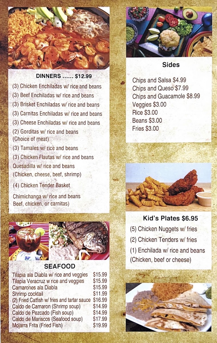 Rodeo Taqueria menu board