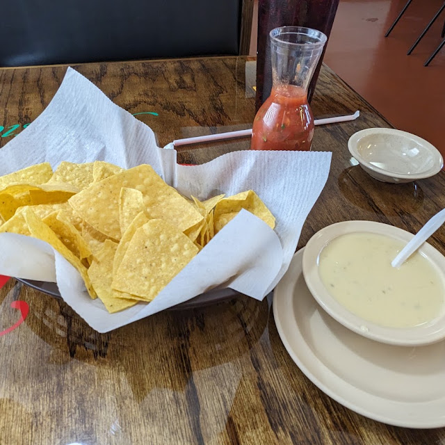 Chips Queso and Salsa