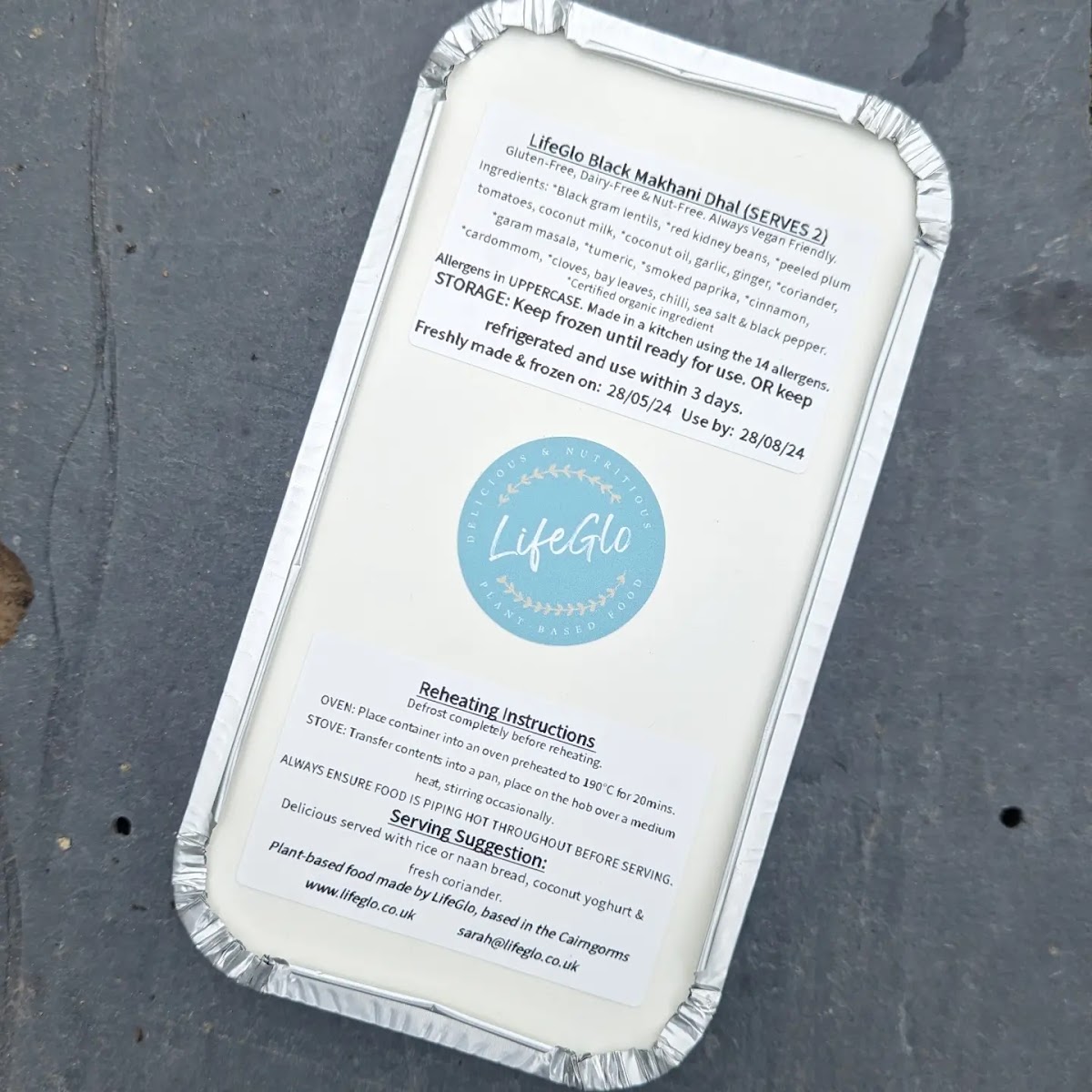 Fiona's Wholefoods & Refills menu board