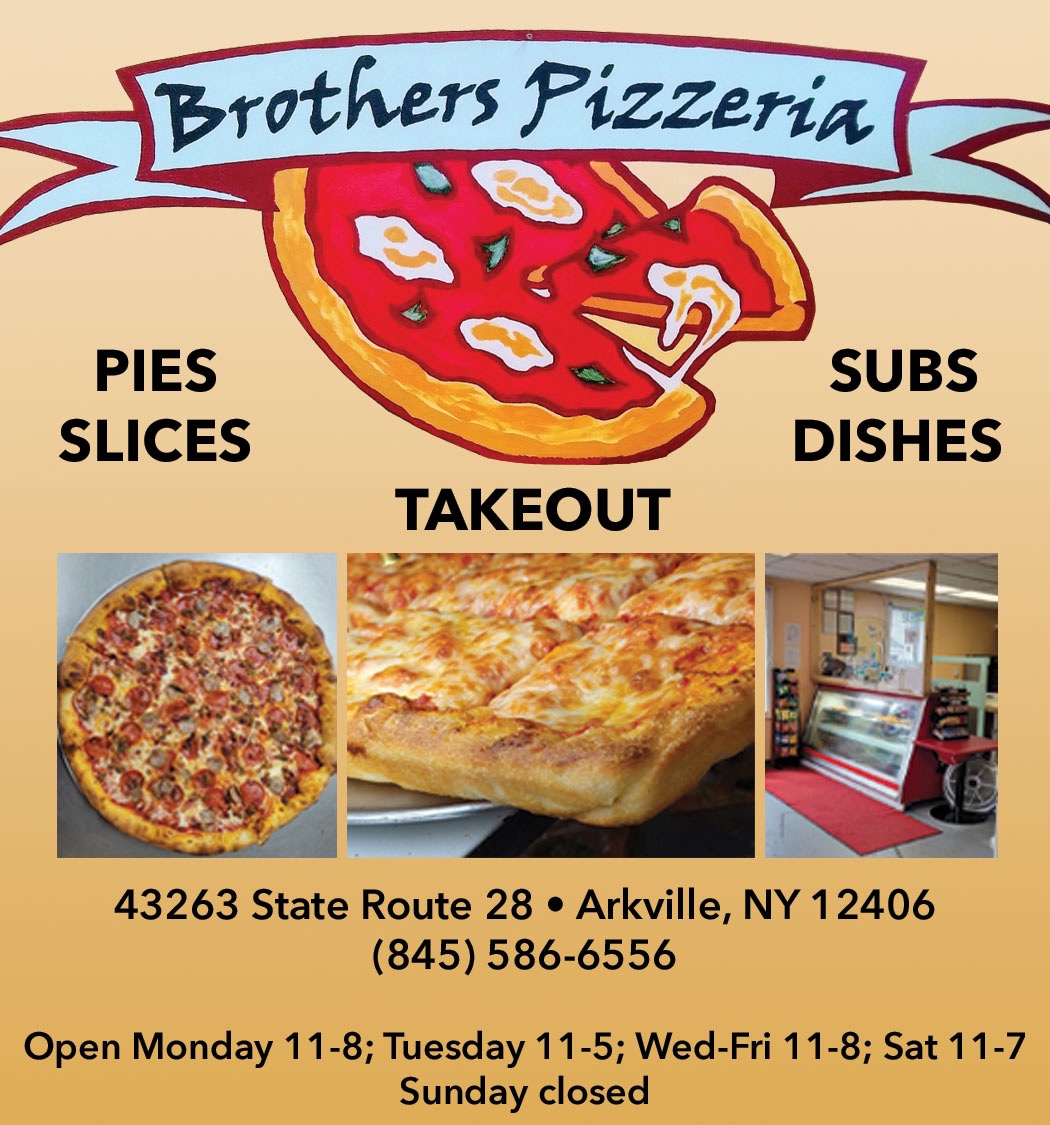 Brothers pizzeria Inc menu board