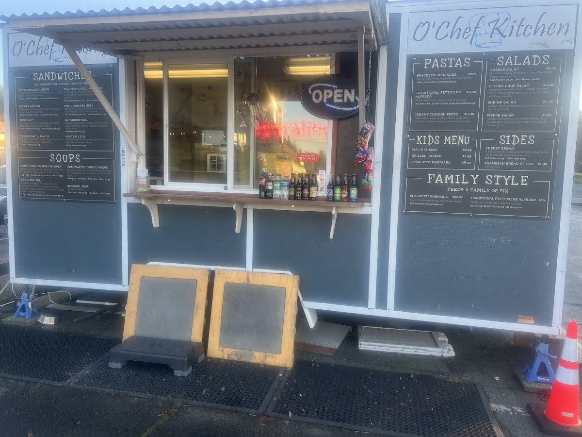 O’Chef Country Kitchen menu board