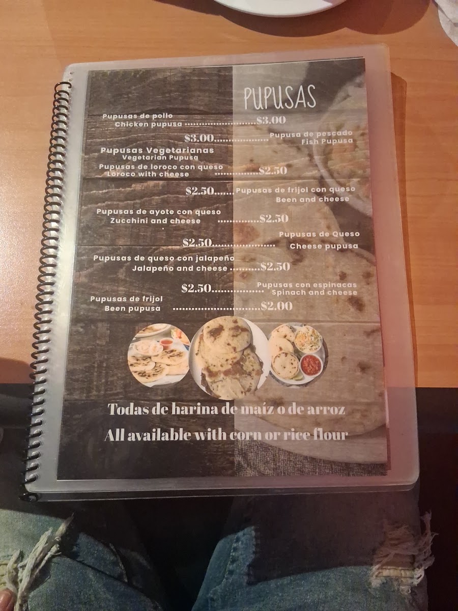Mi Casita Restaurant menu board
