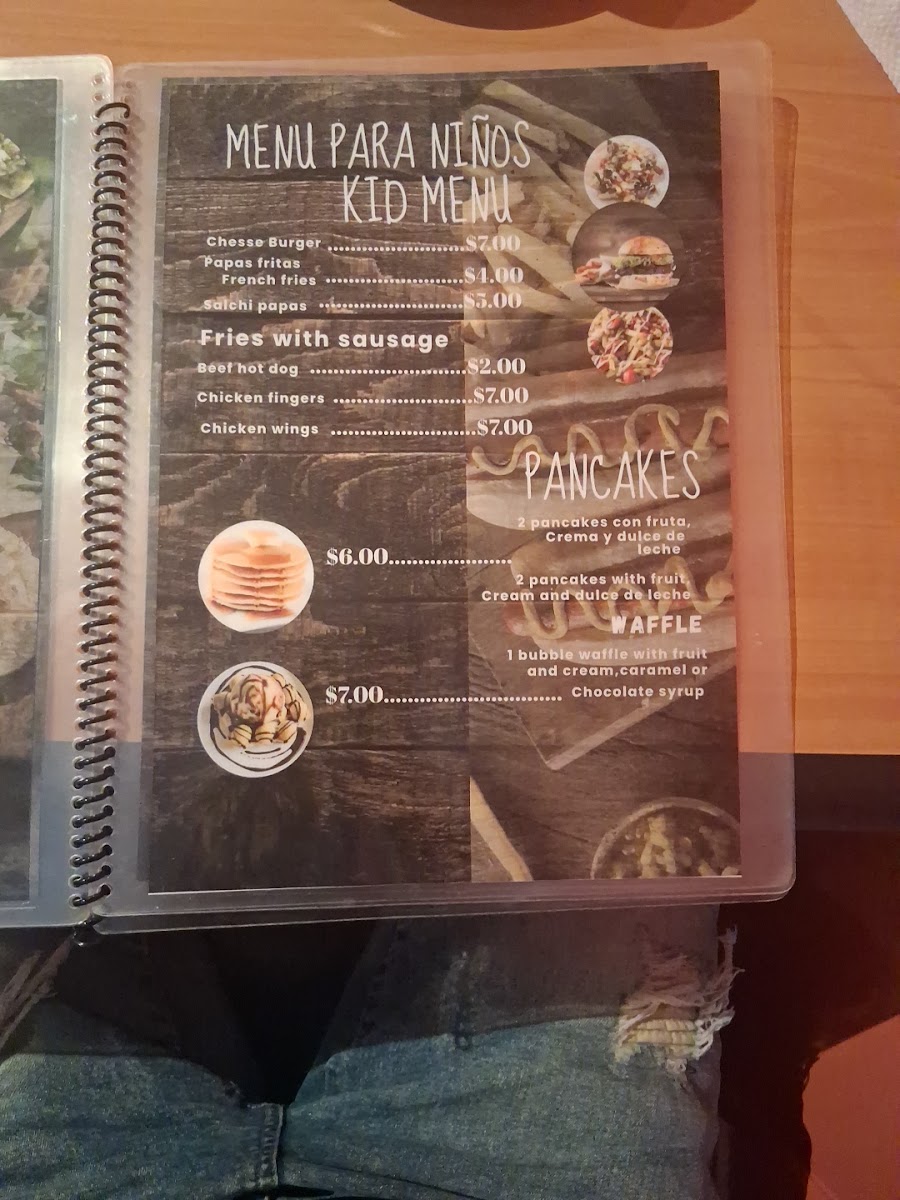 Mi Casita Restaurant menu board