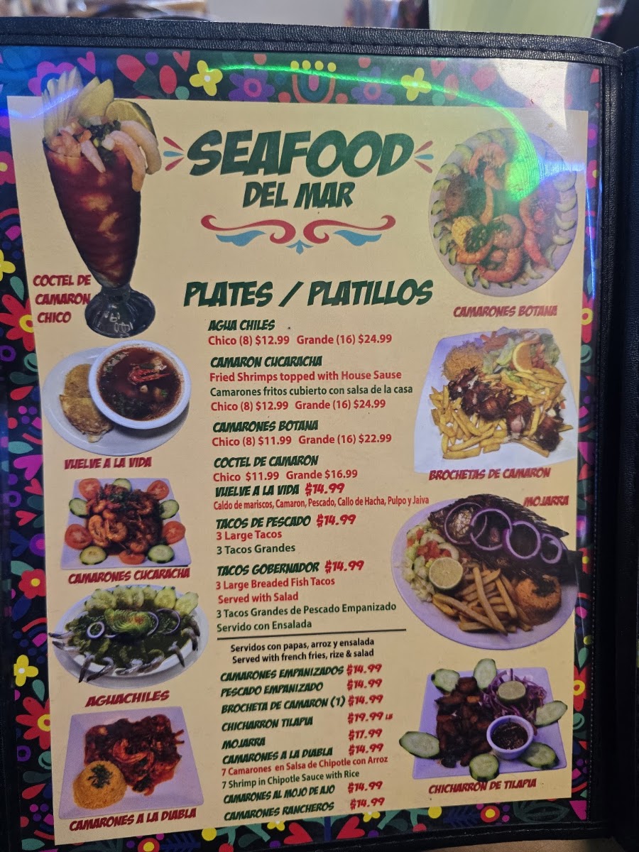 Mr. Ranchero Mexican Food menu board