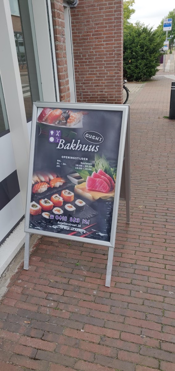 ‘t Bakhuus Aalburg menu board