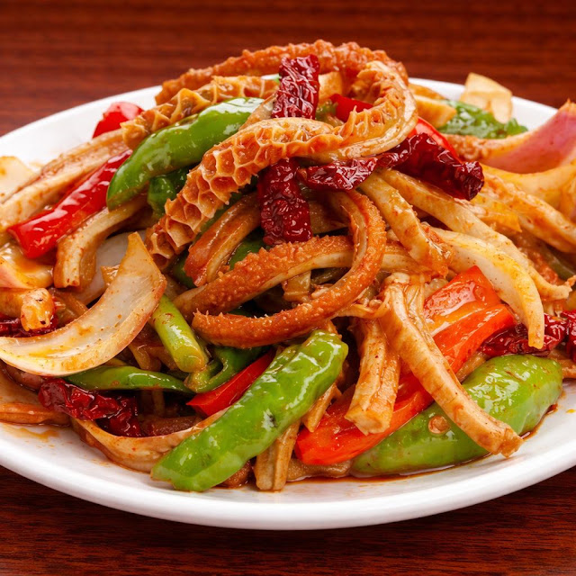 stir-fried tripe 炒牛肚