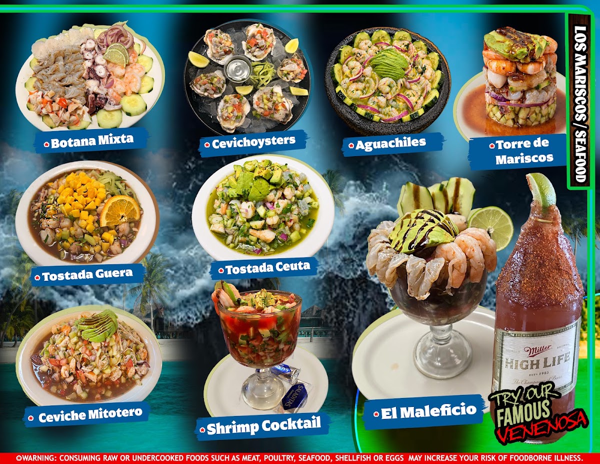 Mi Pueblito Mexican Grill menu board