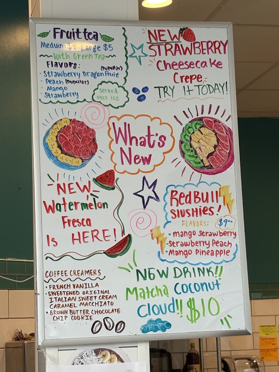 Build Your Own Bowl menu board