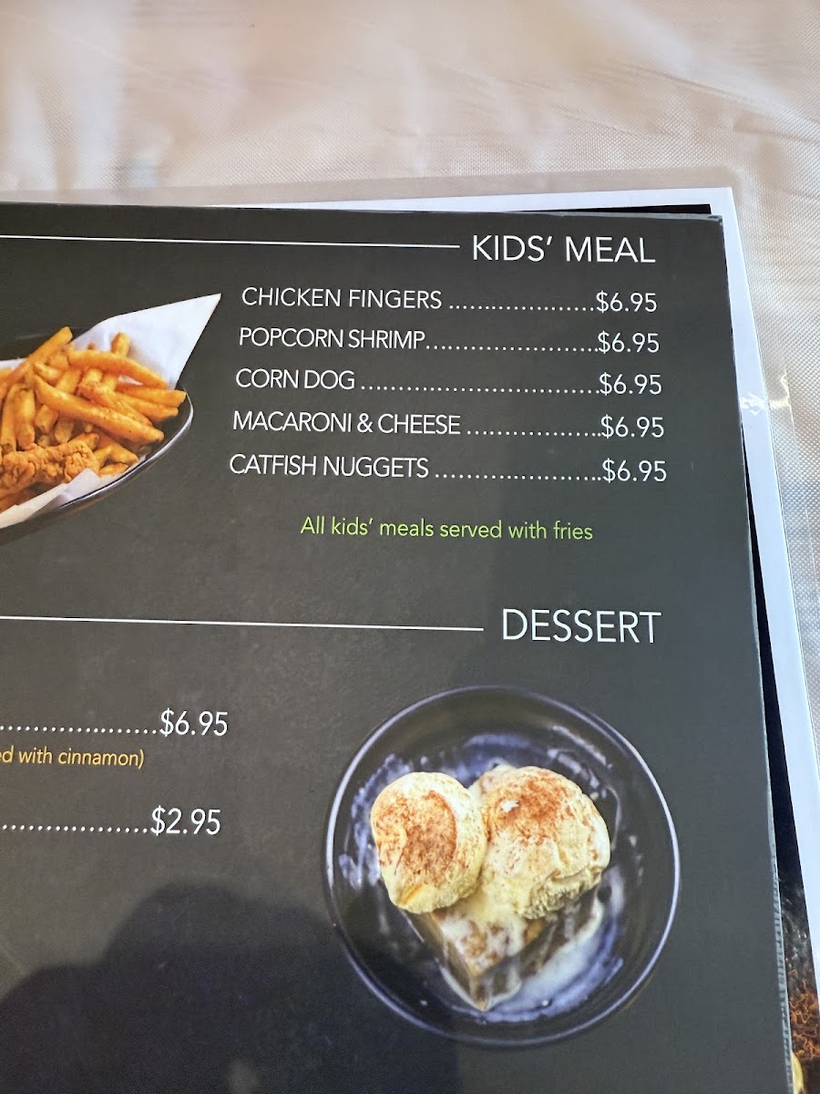 SeaZone Cajun Express menu board