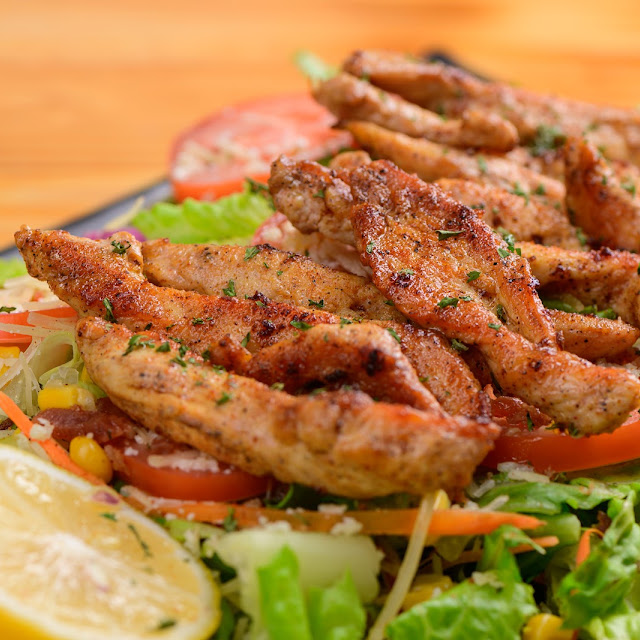 Grilled Catfish Salad