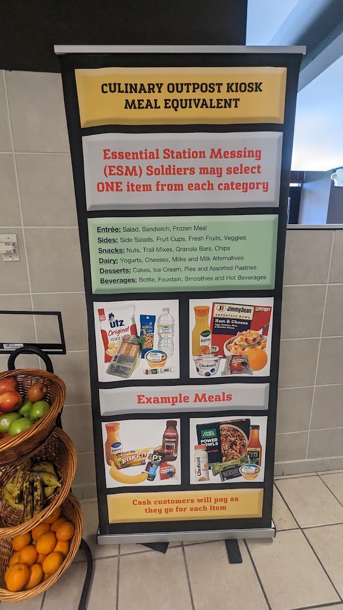 Fort Carson Culinary Outpost - IVY Kiosk
