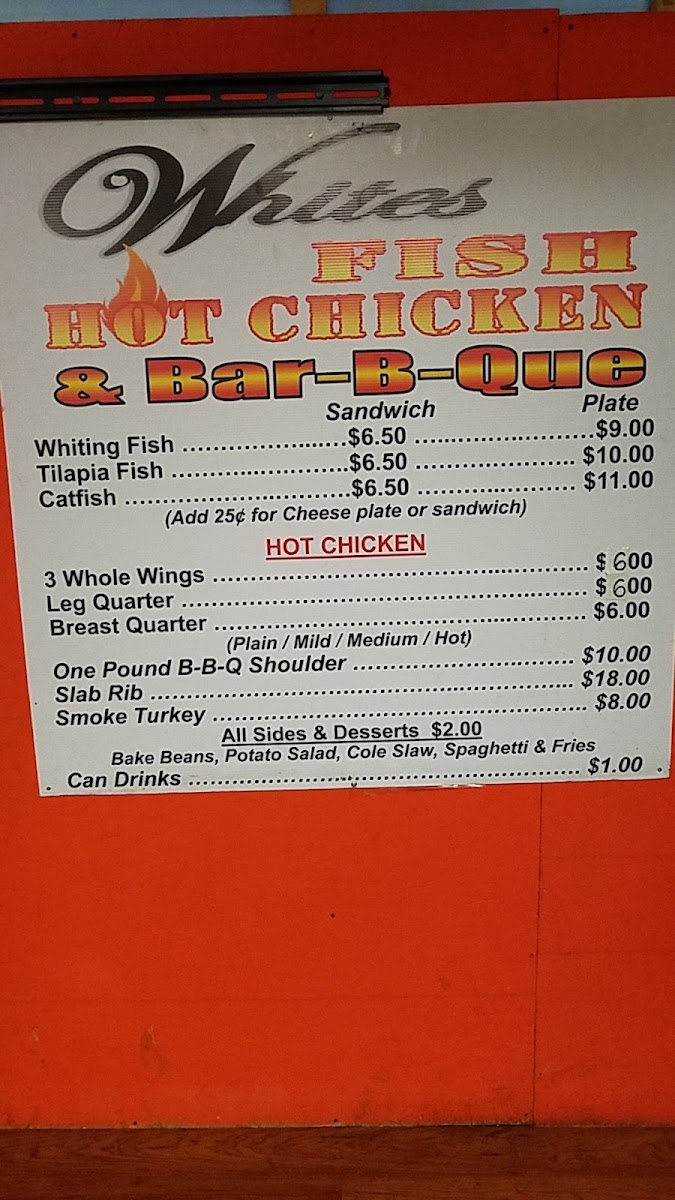 White's Fish, Hot Chicken & BBQ