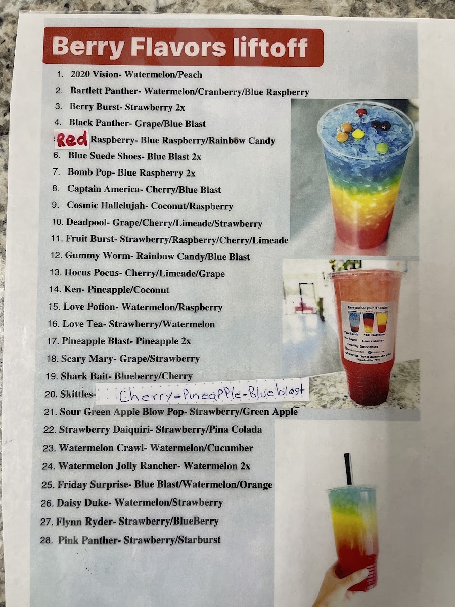 HERBALIFE NUTRITION TIME menu board