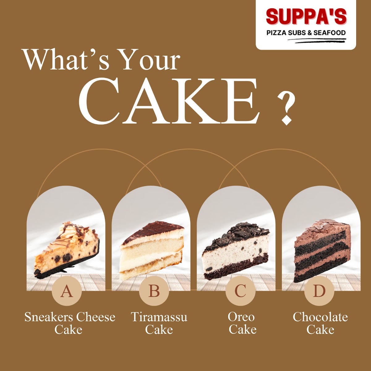 Suppa's Pizza menu board