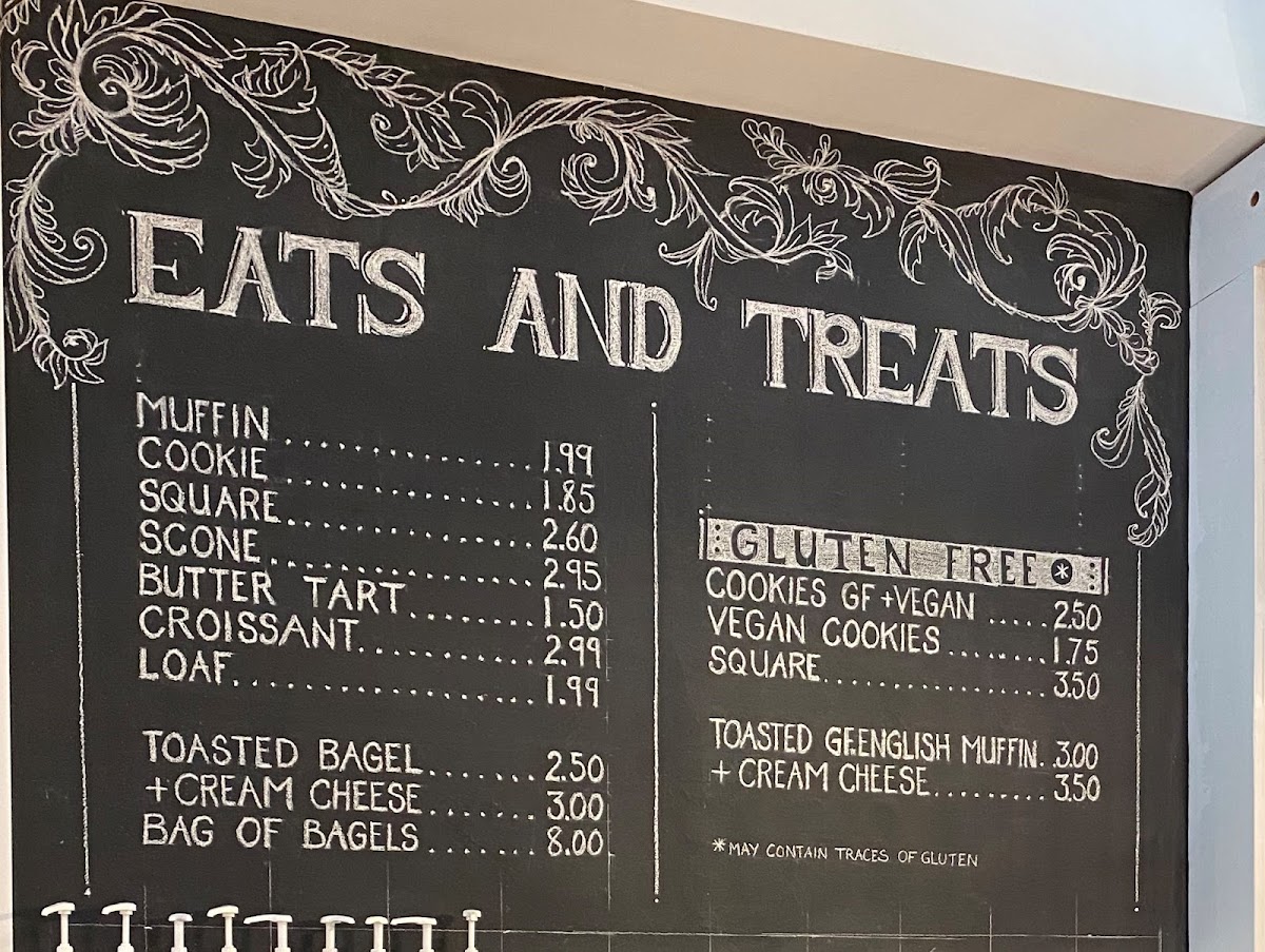 That Place on Queen menu board