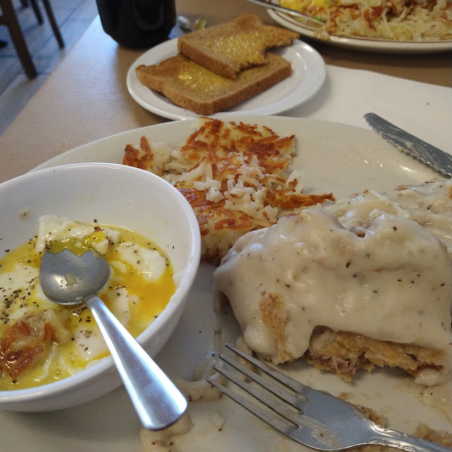 Chicken Fried Steak and Eggs