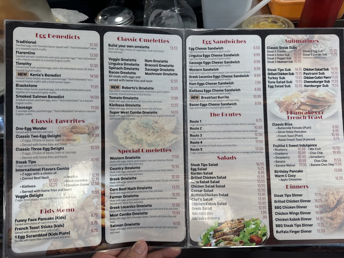 Melrose Diner menu board