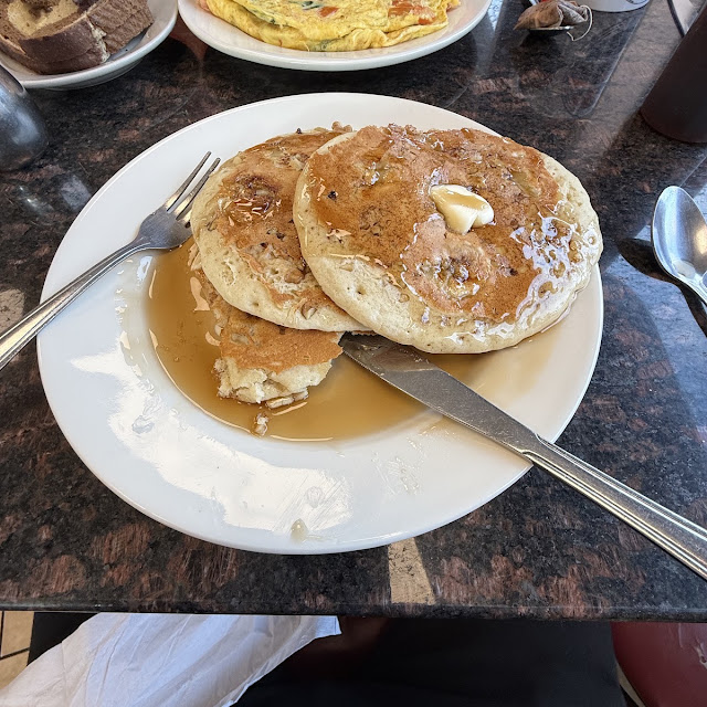 Banana Walnut Pancakes