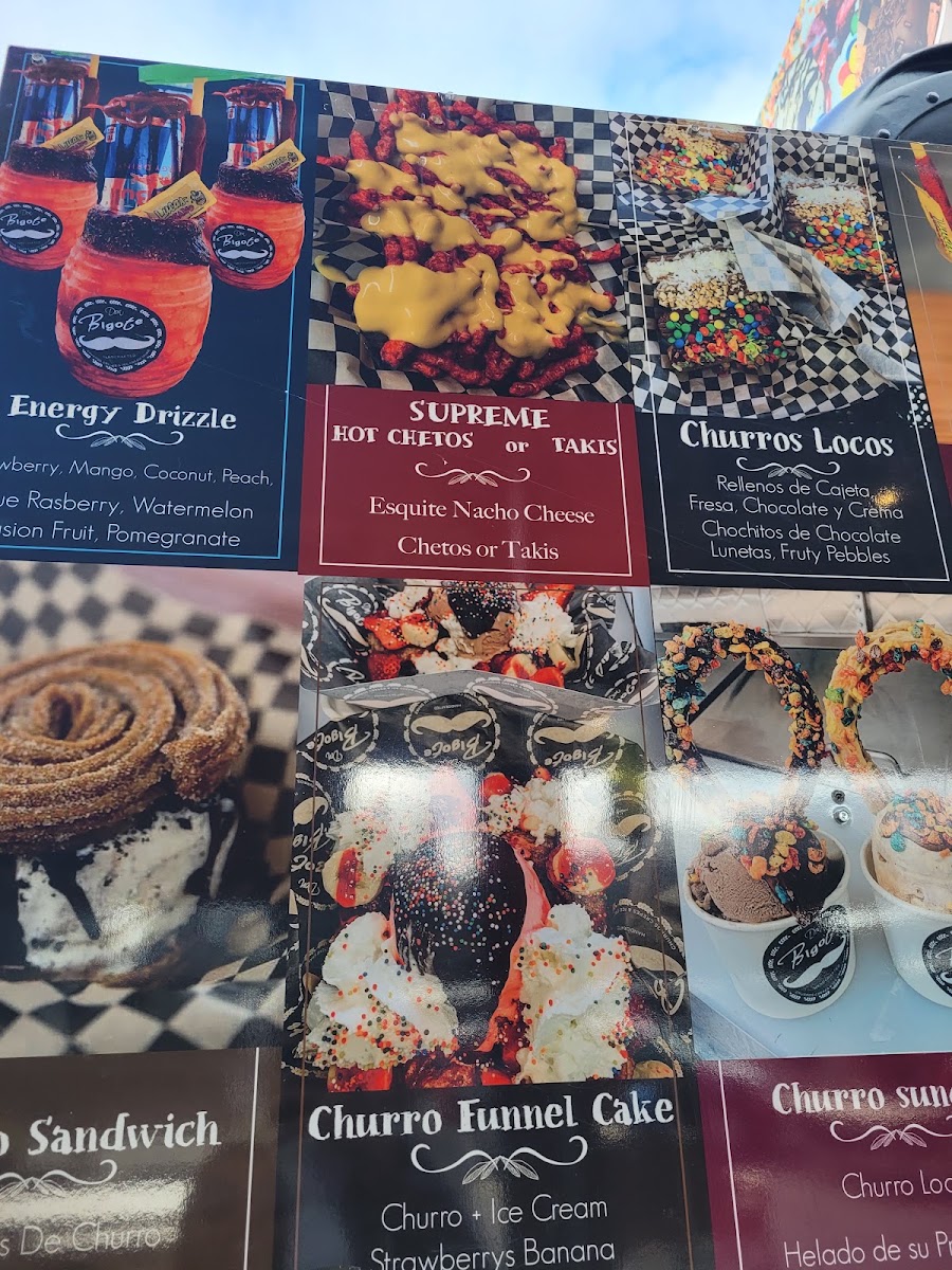 Kentochi Hibachi On Wheels menu board