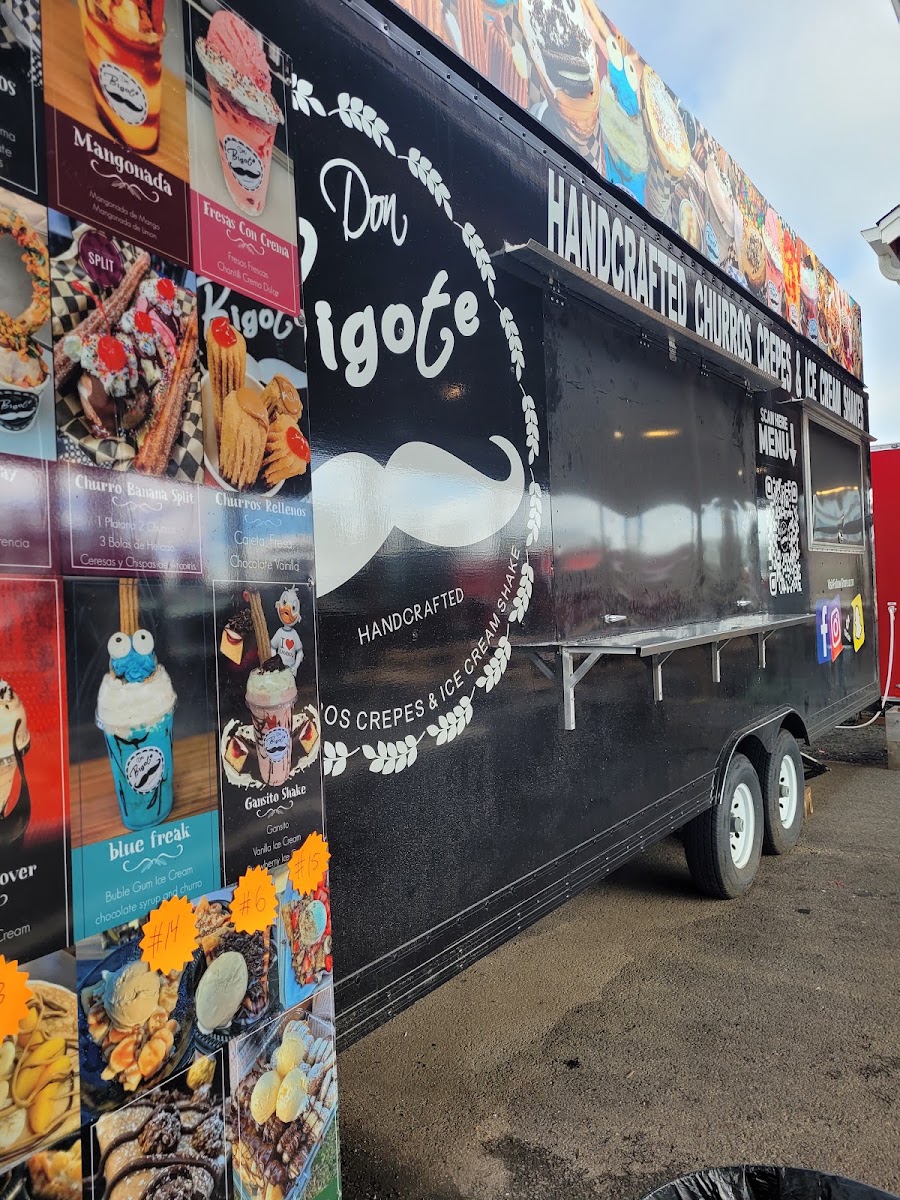 Kentochi Hibachi On Wheels menu board