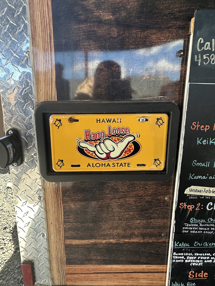 Ohana Kitchen menu board