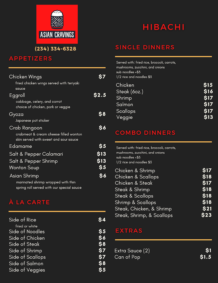 Asian Cravings - Portage Lakes