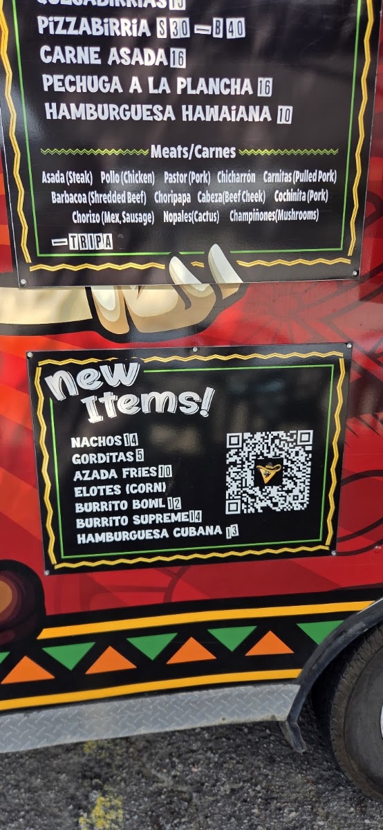El Chilaquil LLC menu board