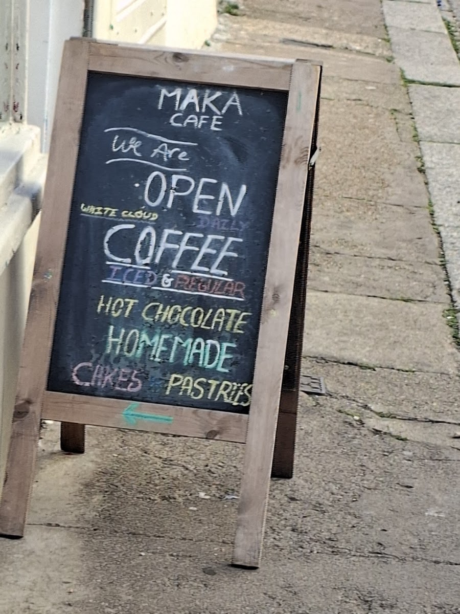 MAKA Kitchen & Cafe - Hove menu board