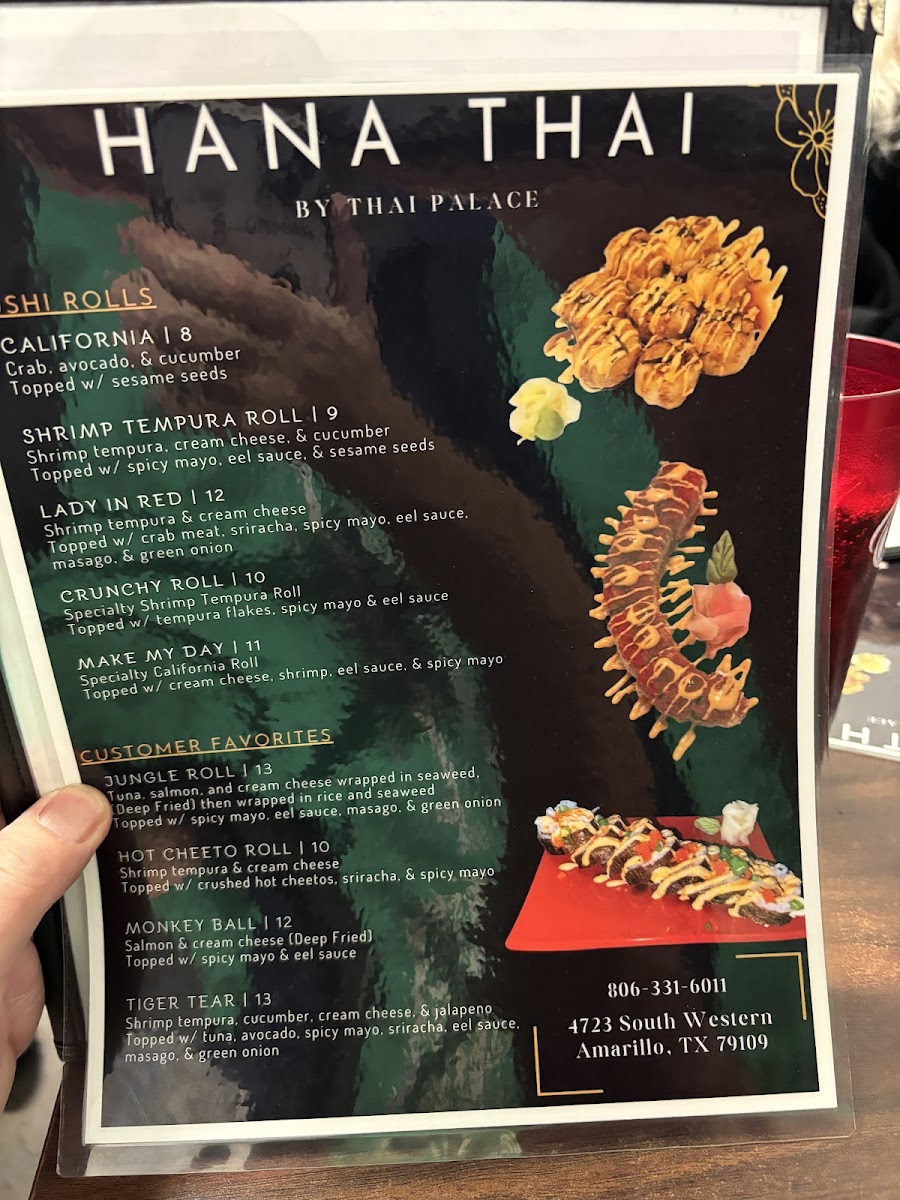 Orient Cuisine menu board