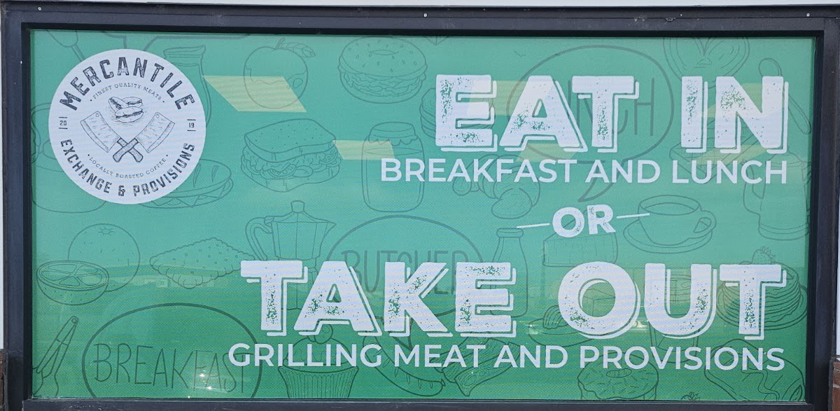 The Merc menu board