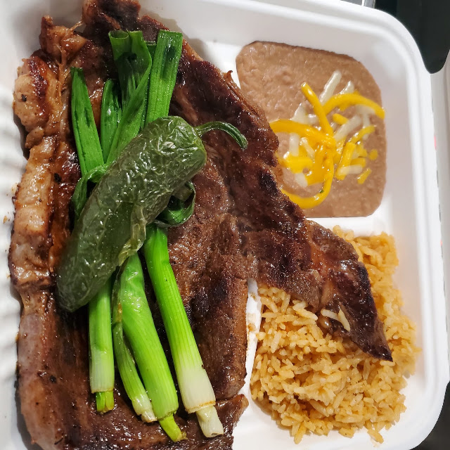 Carne Asada with Beans and Rice